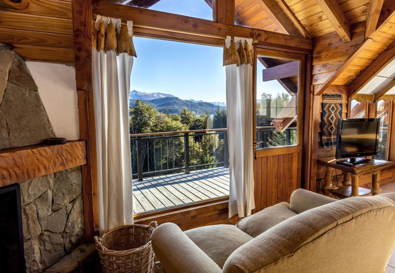 Cabaña en Villa La Angostura - Puesta del Sol 2 | Cabaña con vista al Lago