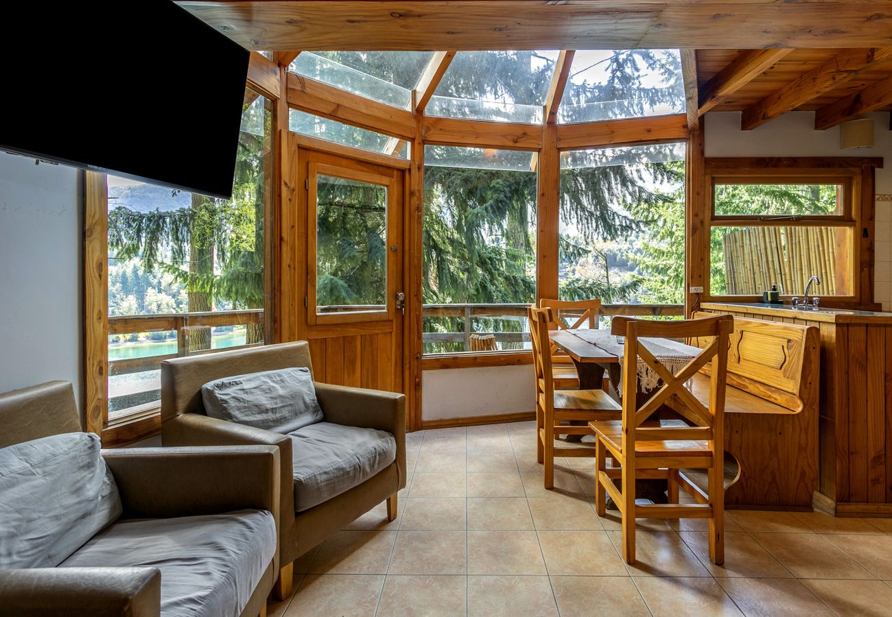 Cabana em Villa La Angostura - Le Pommier 3 | Cabañas frente al Lago y con Pileta Climatizada