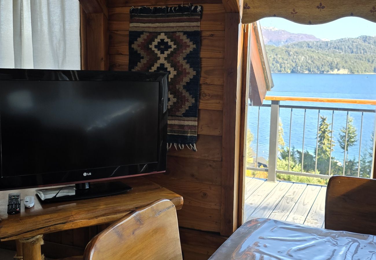 Cabana em Villa La Angostura - Puesta del Sol 2 | Cabaña con vista al Lago